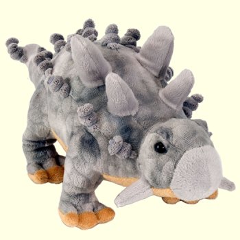 Wild Republic Stuffed Plush Ankylosaurus