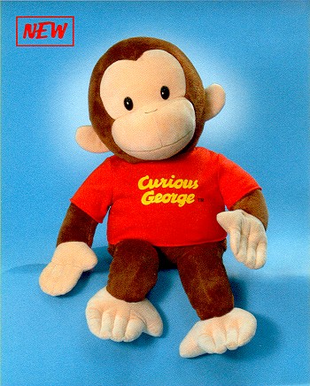 Jumbo Curious George from Stuffed Legends