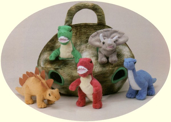 dinosaur egg stuffed animal