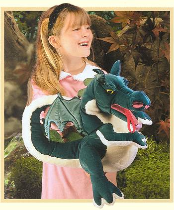 Folkmanis Stuffed Plush Dragon