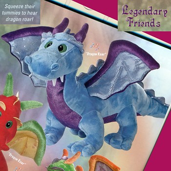 Roaring Blue Dragon Stuffed Animal Roaring Blue Dragon Stuffed Animal