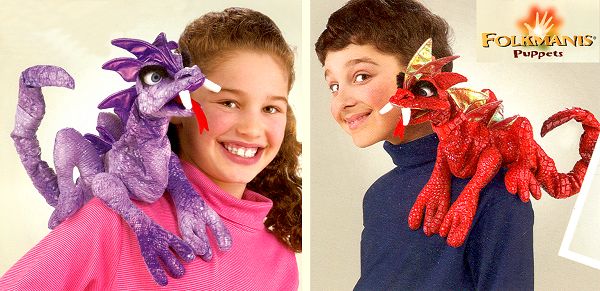 Folkmanis Shoulder Dragons