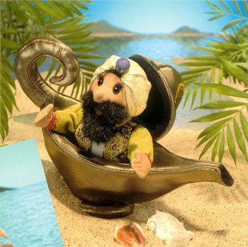 Folkmanis Stuffed Genie in Lamp