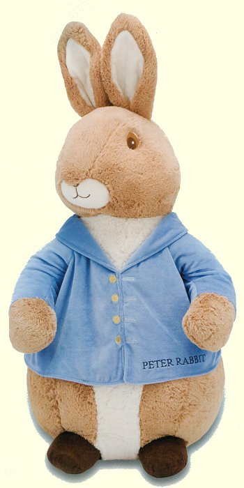 peter rabbit large plush