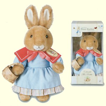 Collectible Mrs. Rabbit Stuffed Animal