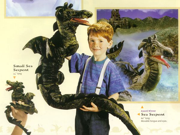 Folkmanis Stuffed Sea Serpents