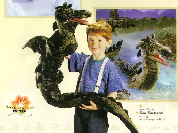 Folkmanis Stuffed Sea Serpent