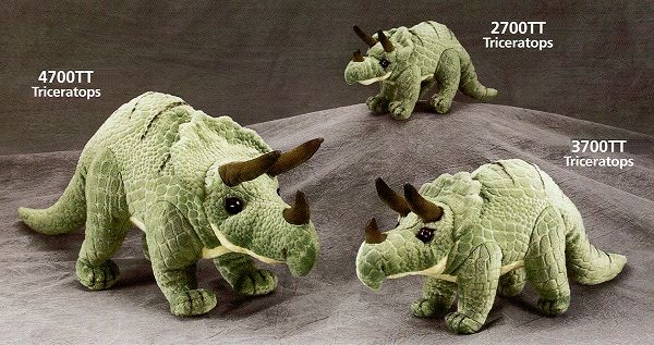 Wildlife Artists Stuffed Plush Triceratops