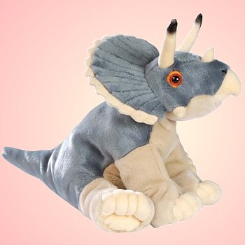 Wild Republic Stuffed Plush Triceratops