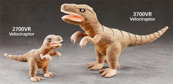 Wildlife Artists Stuffed Plush Velociraptor